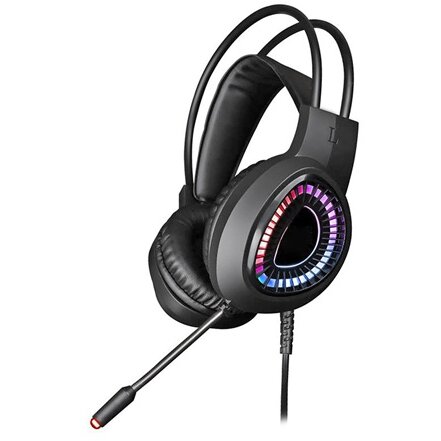 Oferte la Casti Gaming VH8010 cu Microfon Iluminare RGB Surround 7.1 Negru