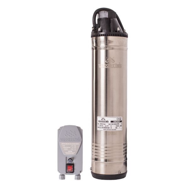 Oferte la Pompa submersibila periferica Wasserkonig XW2950 diametru 4 putere 800 W debit 2880 l/h inaltime refulare 50 m