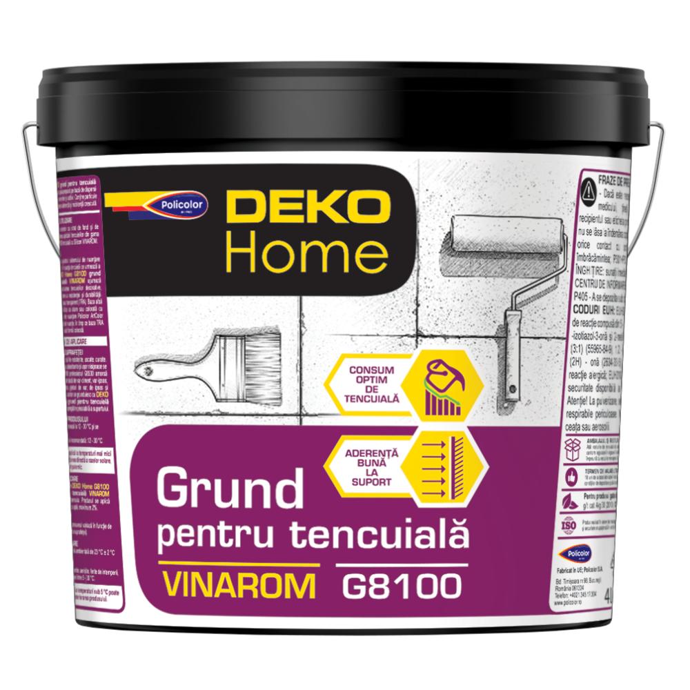 Oferte la Grund pentru tencuiala decorativa DEKO Home G8100 VINAROM, alb, 4 l