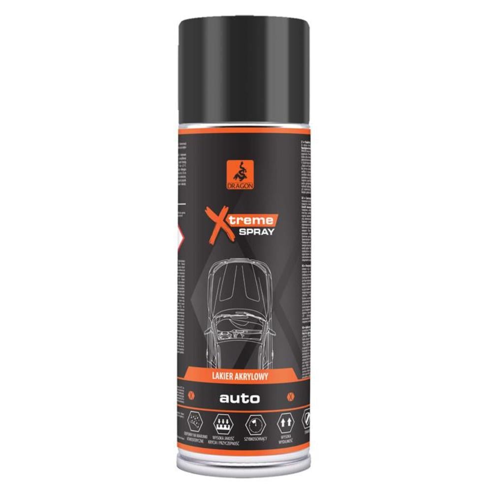 Oferte la Vopsea spray auto universal Dragon Xtreme, negru, lucios, 500 ml