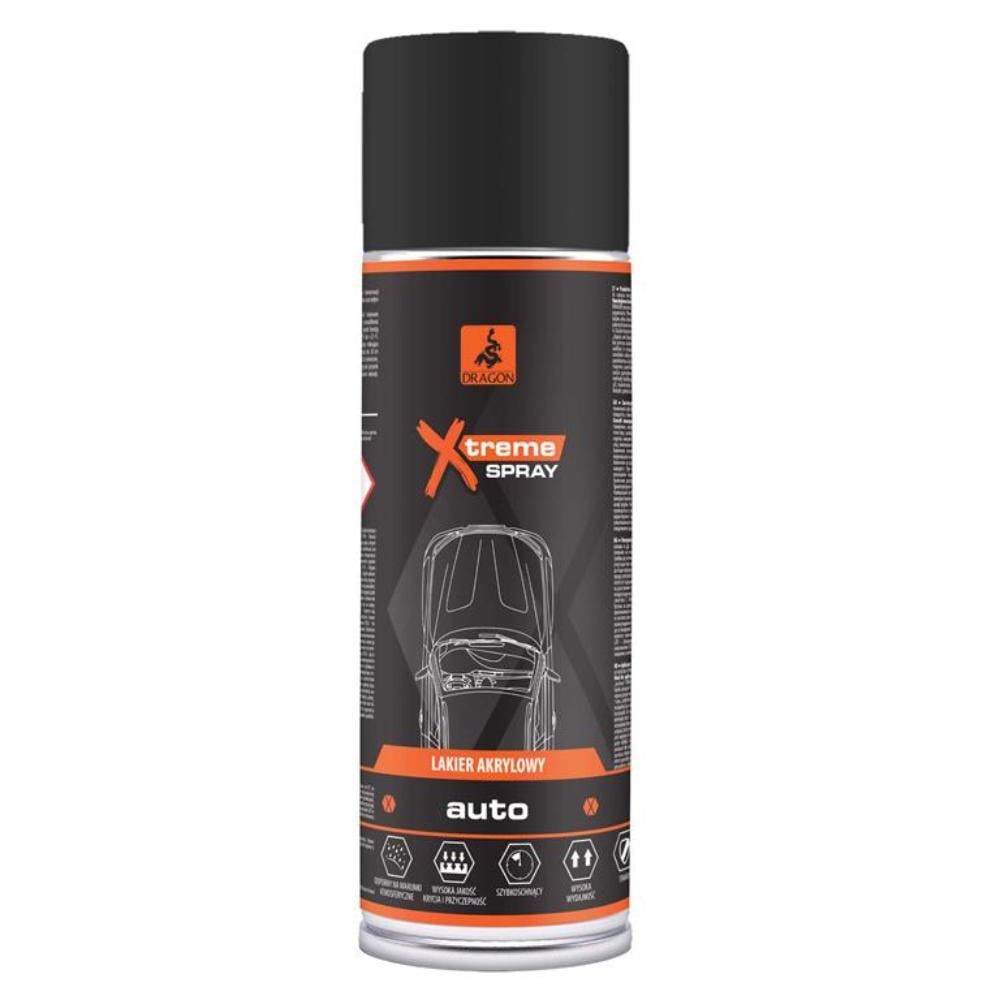 Oferte la Vopsea spray auto universal Dragon Xtreme, negru, mat, 500 ml