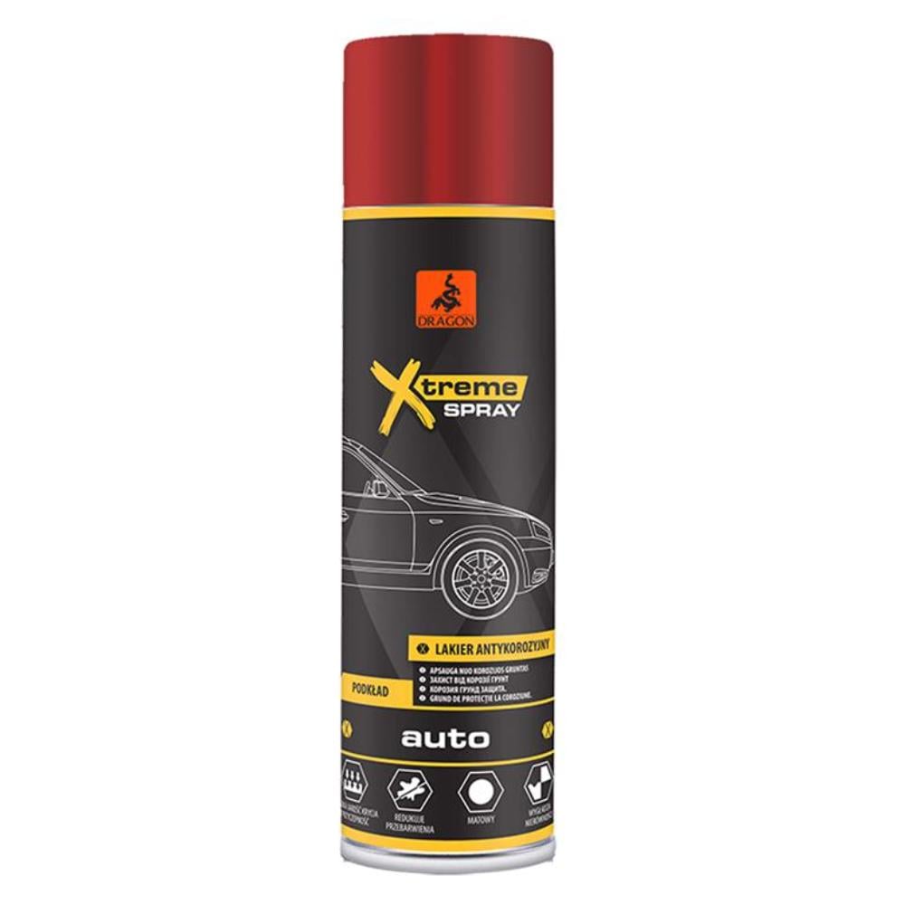 Oferte la Vopsea spray grund Dragon, rosu, 500 ml