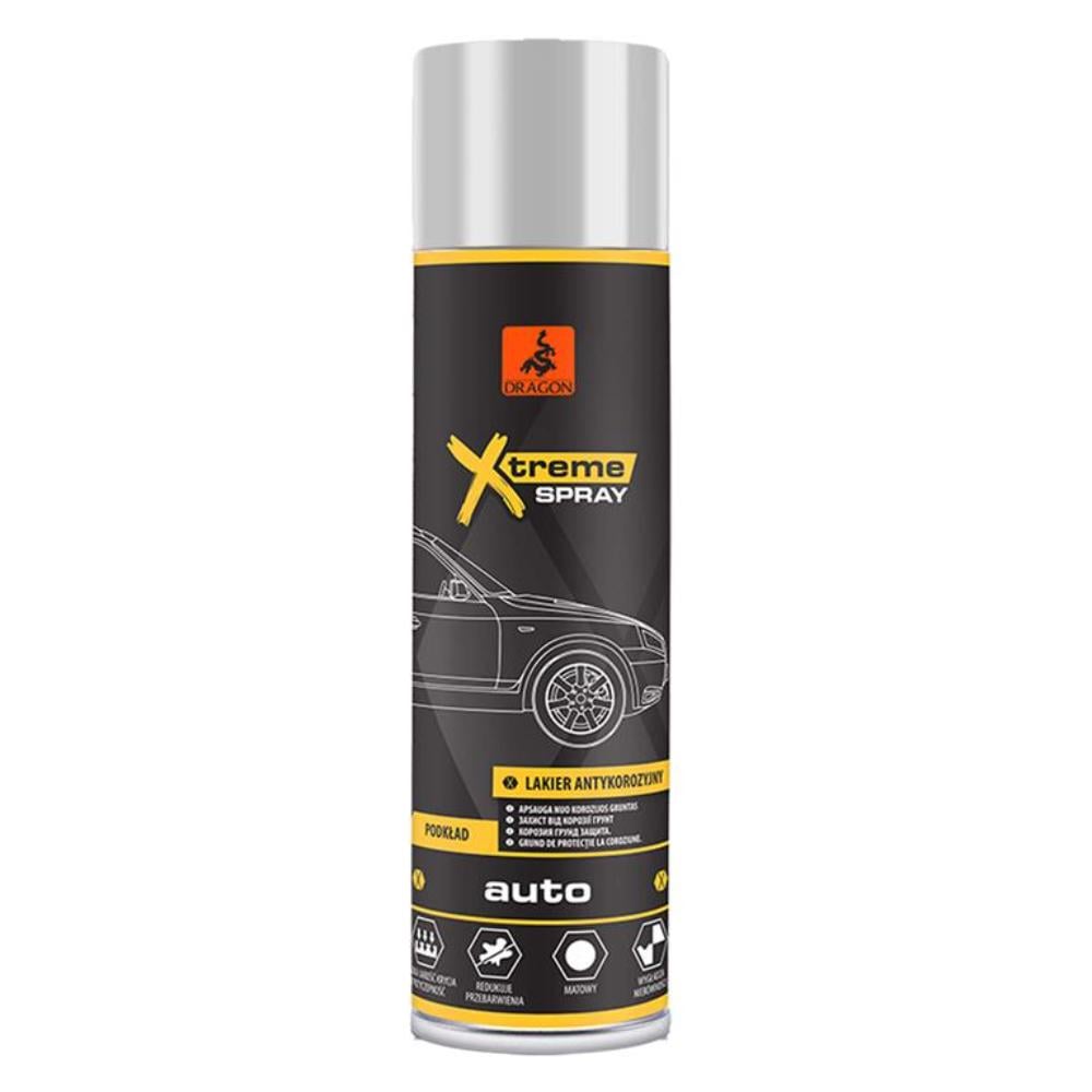 Oferte la Vopsea spray grund auto Dragon, gri, 500 ml