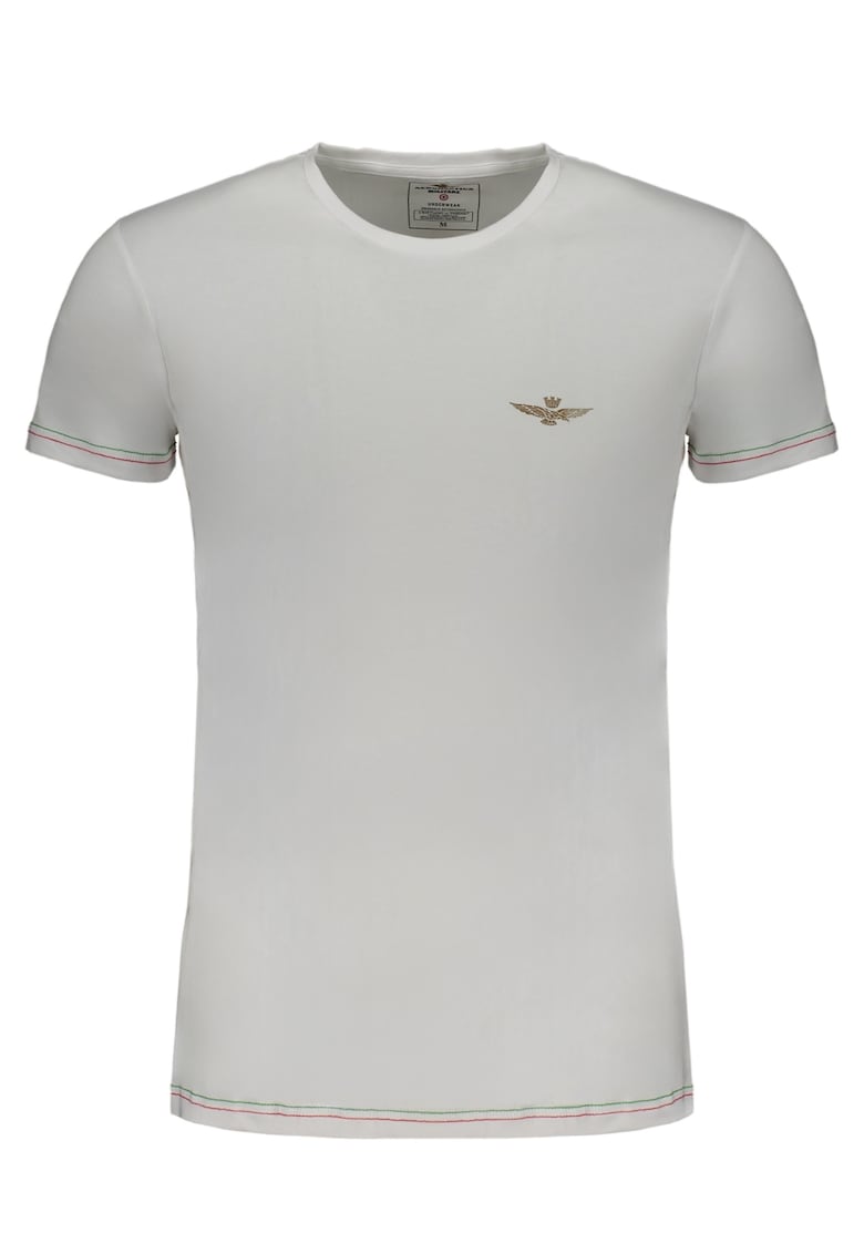 Oferte la Tricou barbati -  95% bumbac - 5% elastan - Alb - 2XL - SCOTI003J508