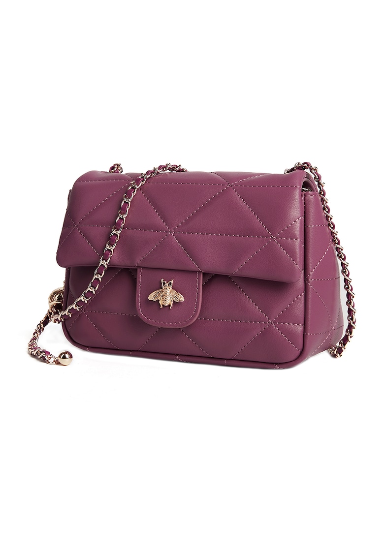 Oferte la Geanta din piele Marly - Roz zmeuriu - 14x20x8.5