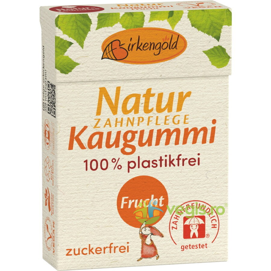Oferte la Guma de Mestecat cu Xylitol si Fructe pentru Ingrijirea Dintilor 28g