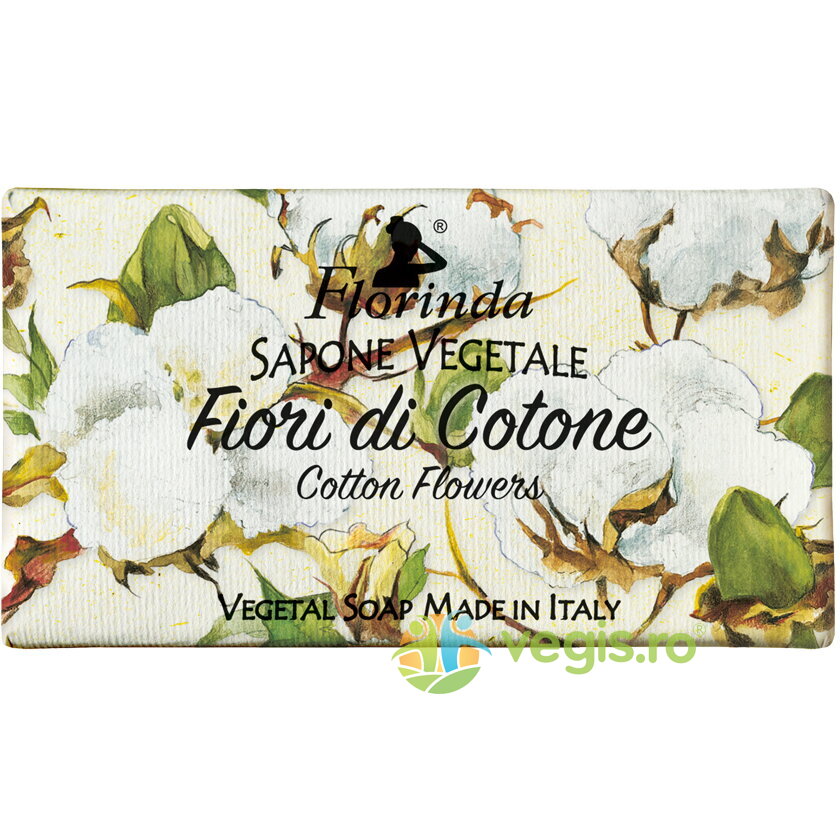 Oferte la Sapun Vegetal cu Parfum de Flori de Bumbac Florinda 100g
