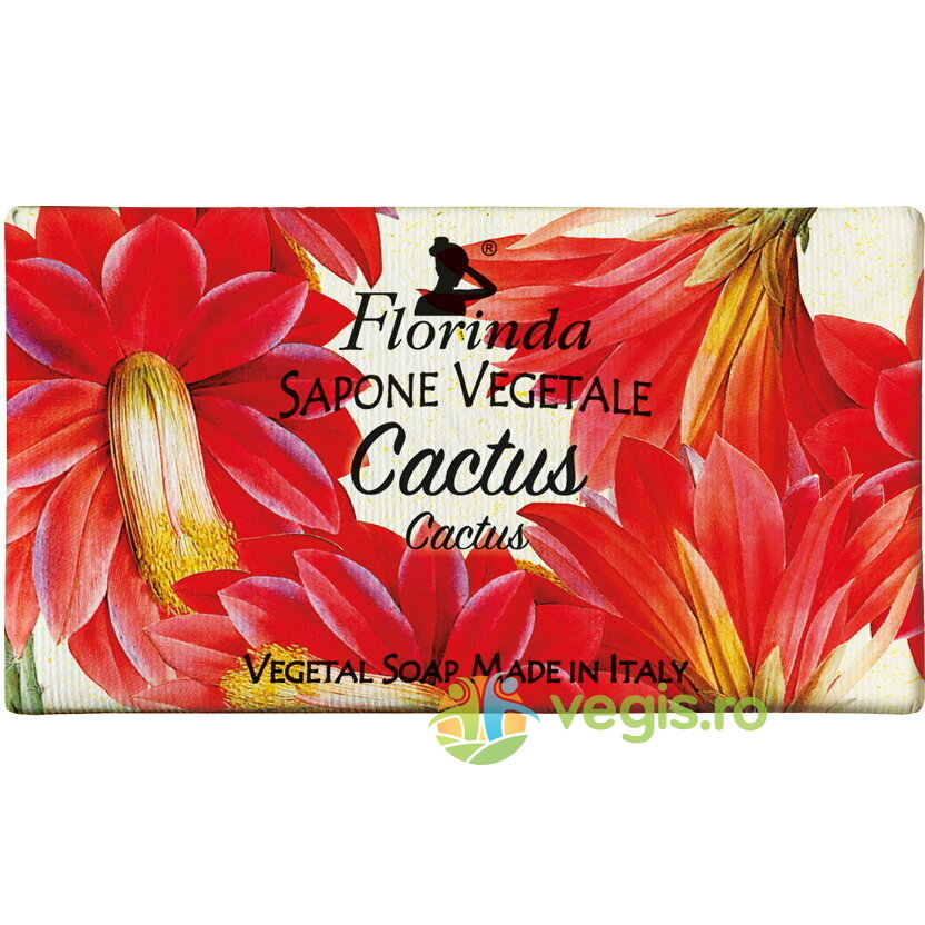 Oferte la Sapun Vegetal cu Parfum de Flori de Cactus Florinda 100g