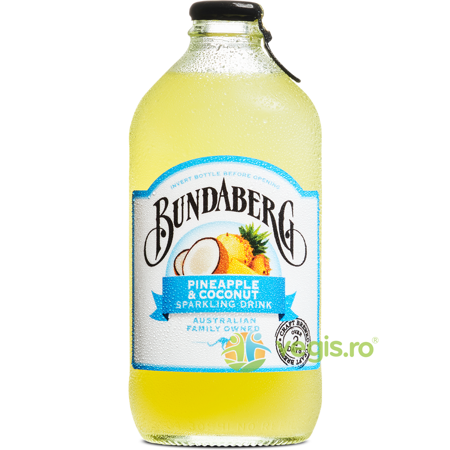 Oferte la Bautura Carbogazoasa cu Ananas si Cocos Bundaberg 375ml