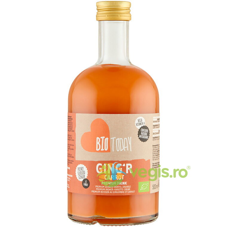 Oferte la Bautura Premium cu Gimbir si Morcov Ecologica/Bio 500ml