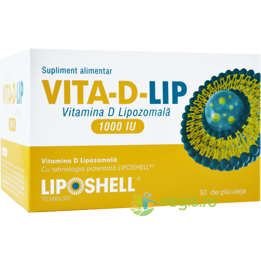 Oferte la Vitamina D Lipozomala 1000UI Liposhell 30 plicuri