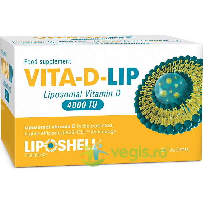 Oferte la Vitamina D Lipozomala 4000UI Liposhell 30 plicuri