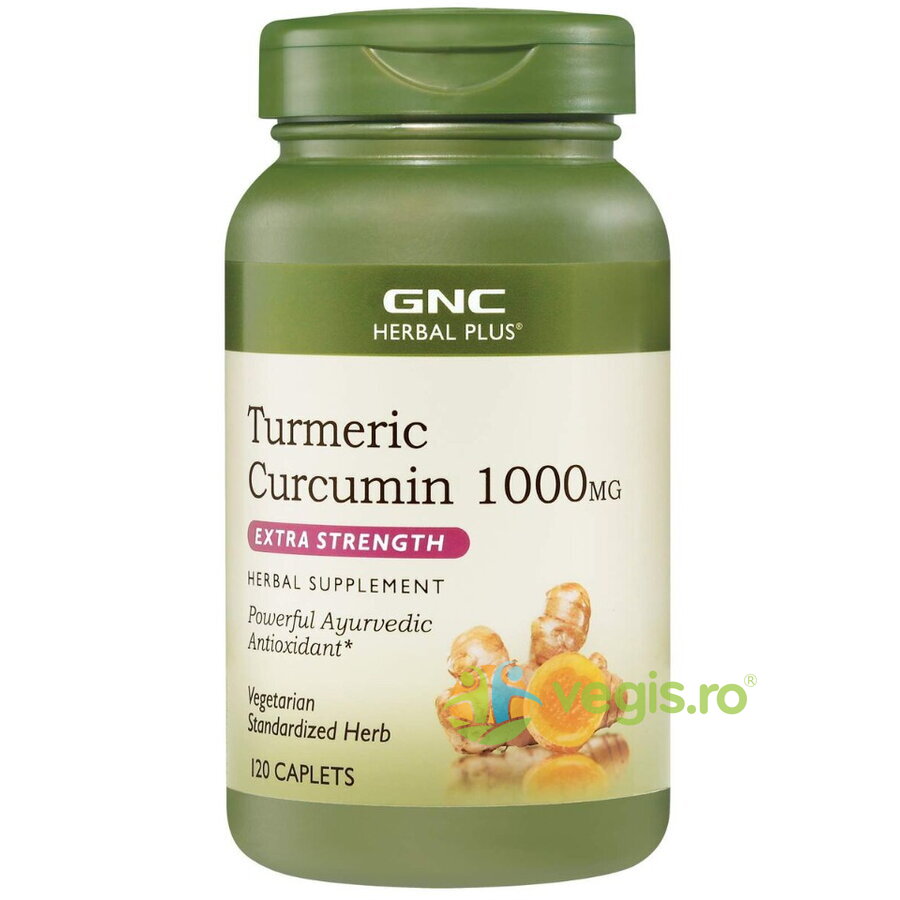 Oferte la Turmeric Curcumin 1000mg Herbal Plus 120tb