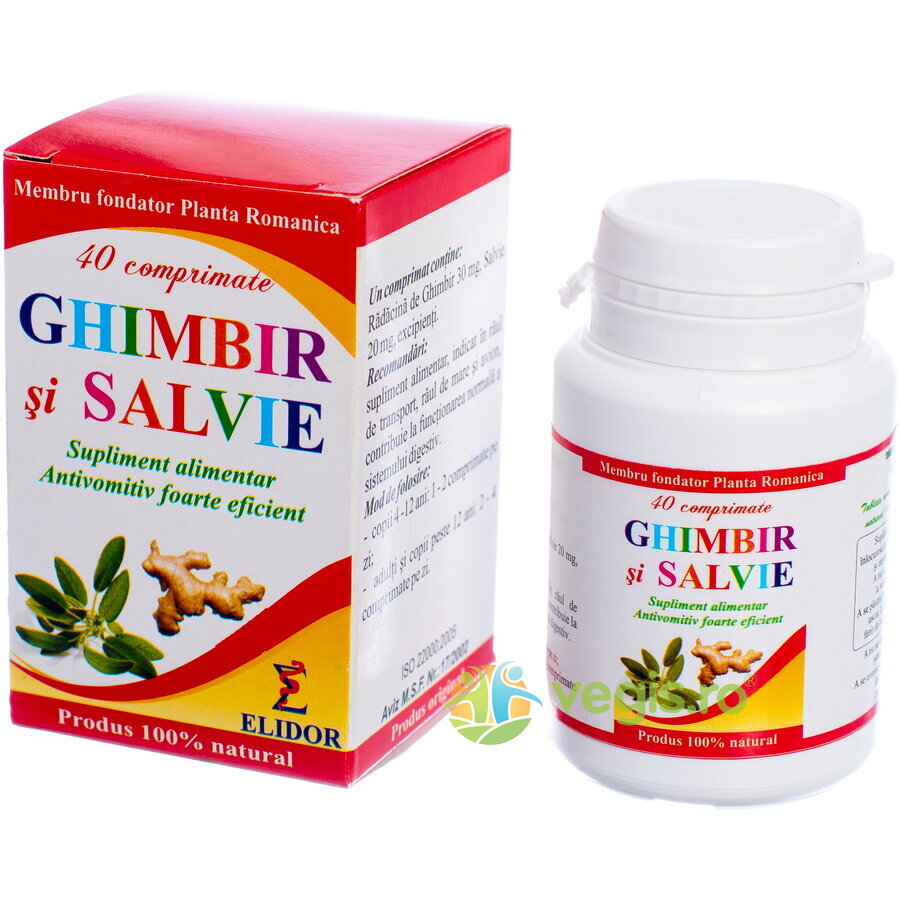 Oferte la Ghimbir si Salvie 40cpr