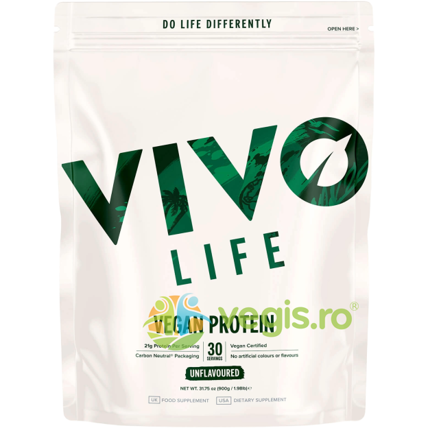 Oferte la Proteine Vegetale (Mazare, Canepa si Dovleac) Vivo Vegan Protein 900g