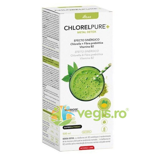 Oferte la Chlorelpure + (Bautura Detoxifianta cu Aroma de Menta si Lamaie) 500ml