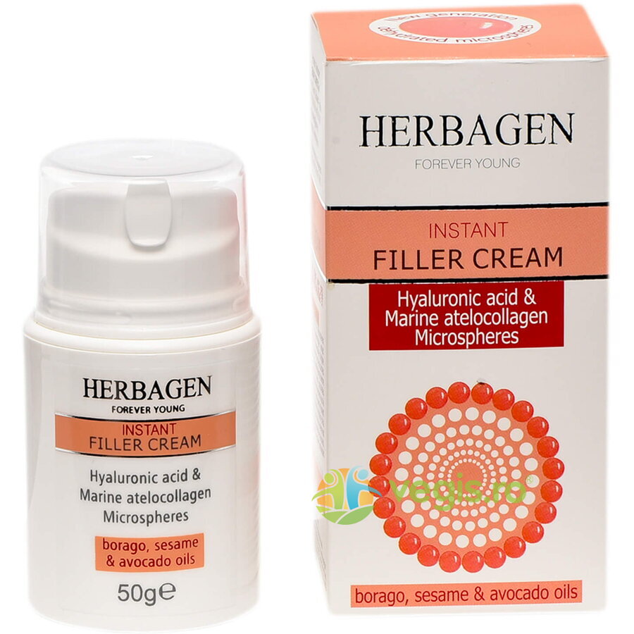 Oferte la Crema Filler Acid Hialuronic si Colagen Marin 50g