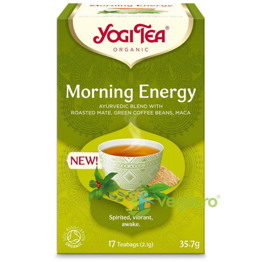 Oferte la Ceai cu Mate si Boabe de Cafea Morning Energy Ecologic/Bio 17dz