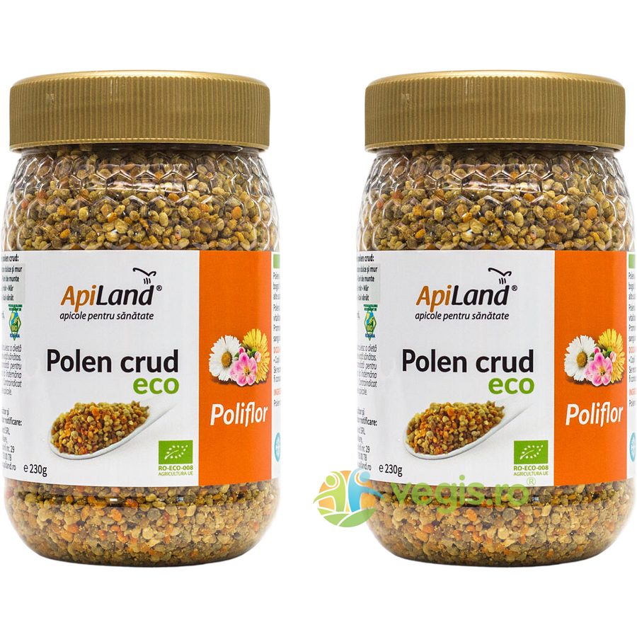 Oferte la Pachet Polen Crud Poliflor Ecologic/Bio 230g+230g