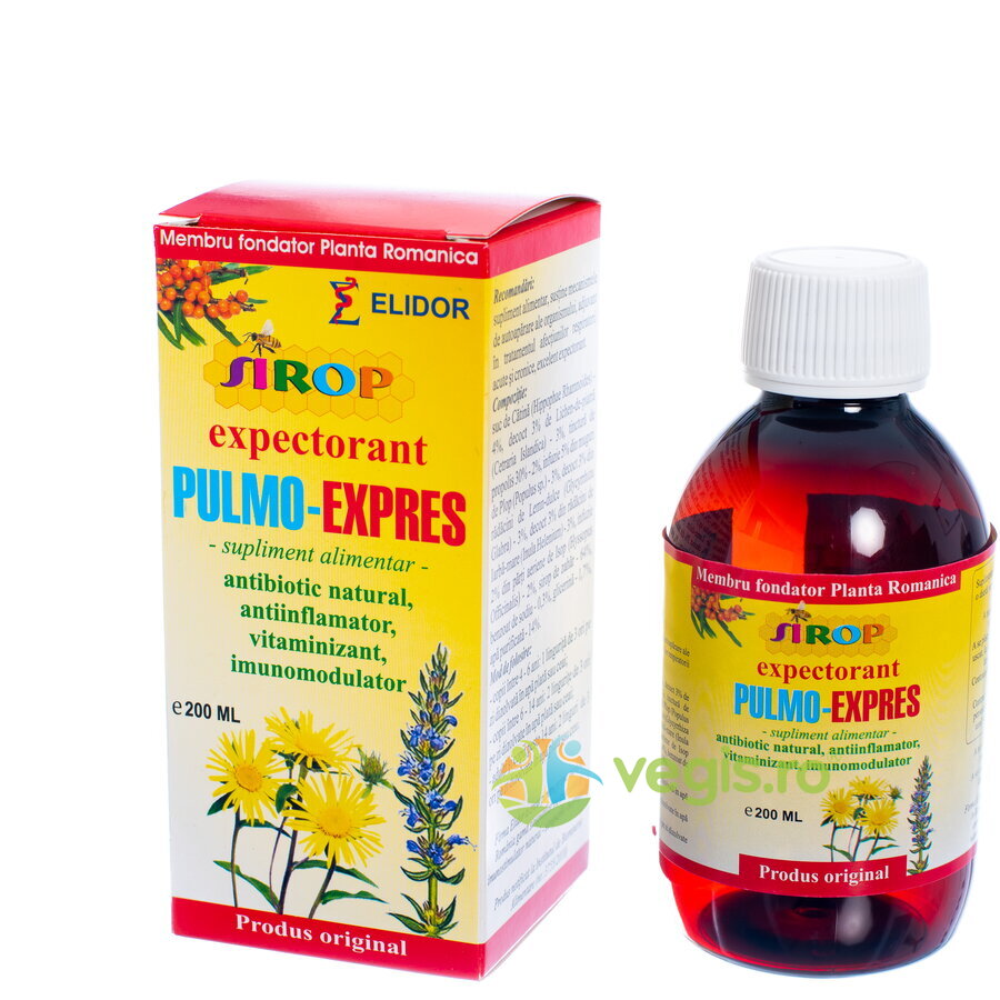 Oferte la Sirop Pulmo-Expres (Sustine Sistemul Respirator) 200ml