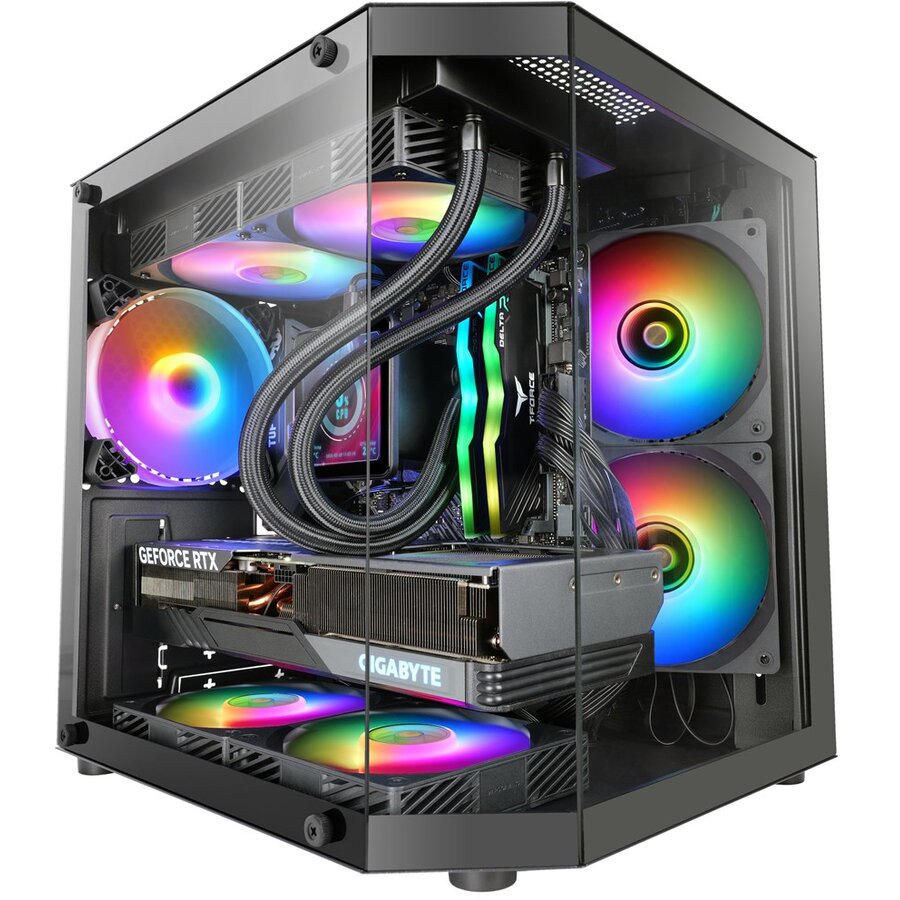 Oferte la Carcasa Mars Gaming MC-3TLITE Mini Tower Negru