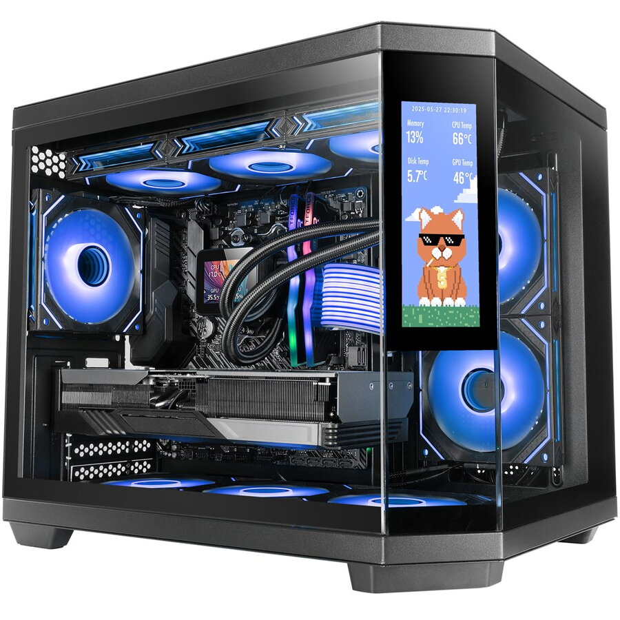 Oferte la Carcasa Mars Gaming MC3TCORELCDM Mini Tower Negru