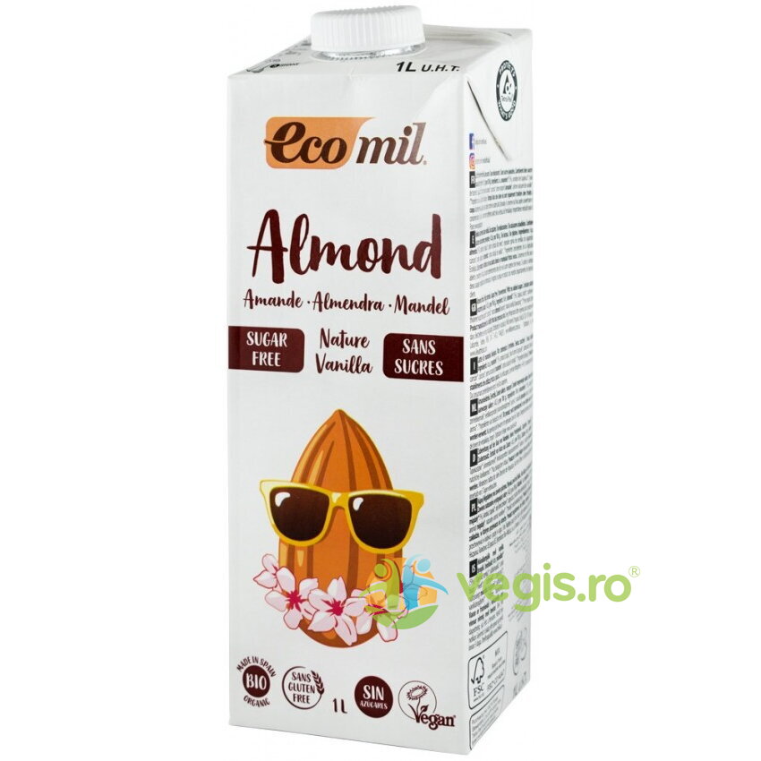 Oferte la Bautura de Migdale Natur cu Vanilie fara Gluten Ecologic/Bio 1L