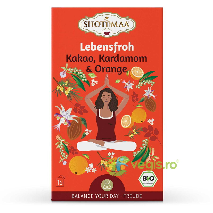 Oferte la Ceai cu Cacao, Cardamom si Portocala Balance Your Day-Love for Life Ecologic/Bio 16dz