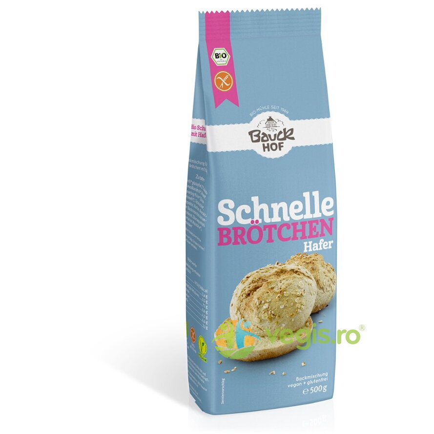 Oferte la Mix de Faina pentru Chifle Rapide din Ovaz fara Gluten Ecologic/Bio 500g