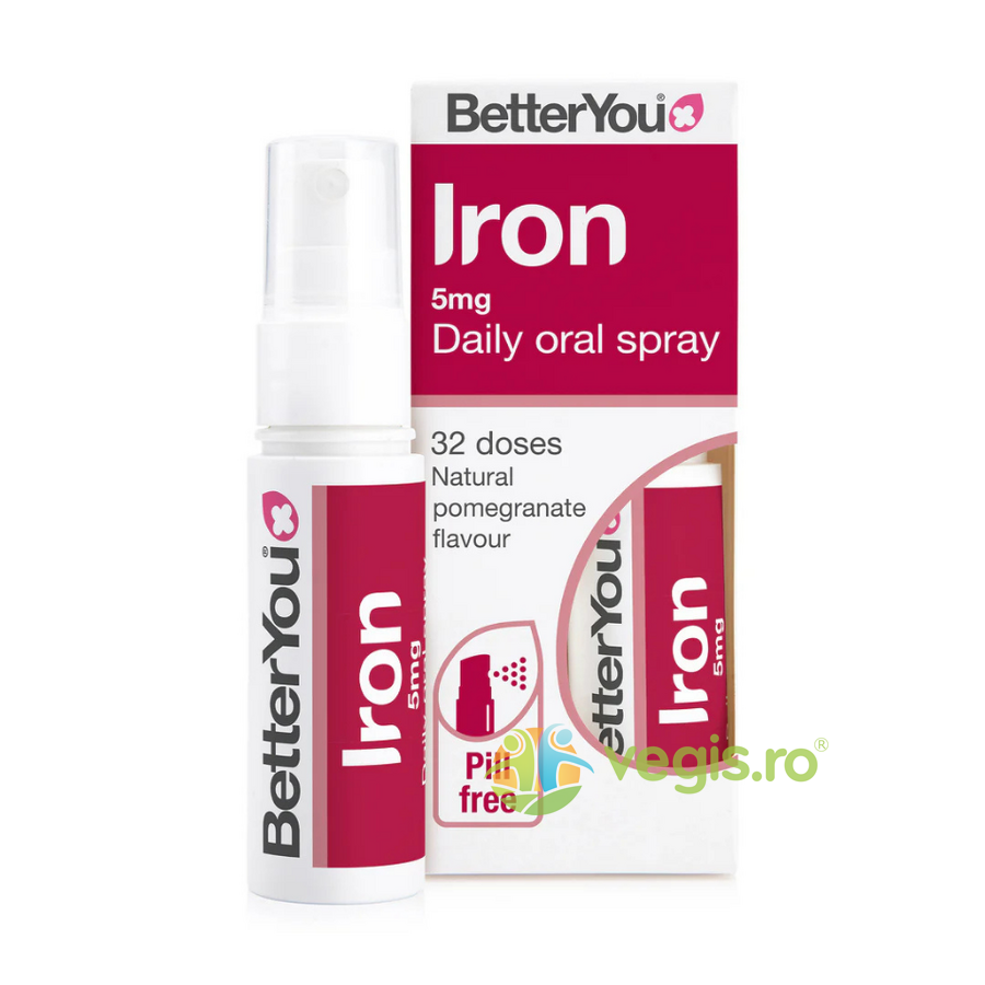 Oferte la Iron (Fier) Spray Oral pentru Adulti si Copii 5mg 25ml