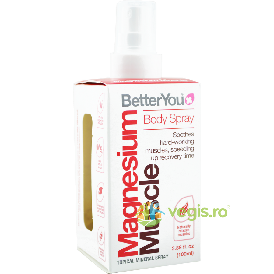 Oferte la Spray de Corp cu Magneziu pentru Muschi 100ml