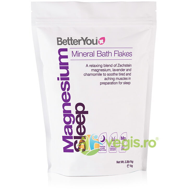 Oferte la Fulgi de Baie cu Magneziu pentru Somn Odihnitor 1kg