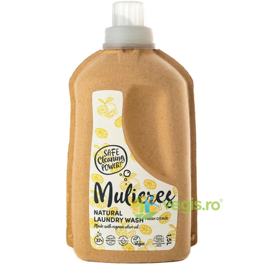 Oferte la Detergent pentru Rufe cu 99% Ingrediente Naturale Fresh Citrus 1.5L