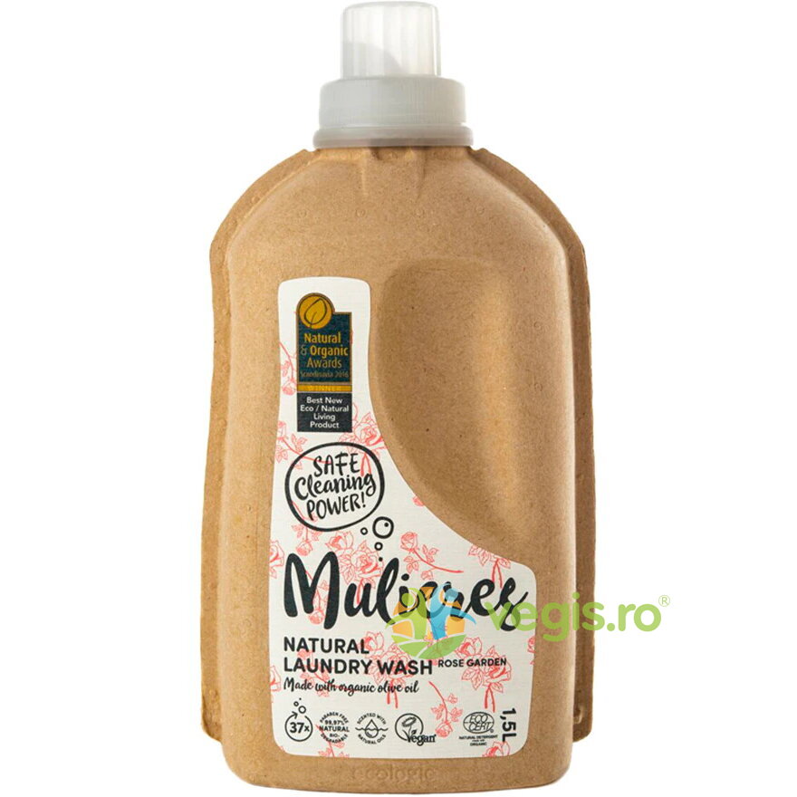 Oferte la Detergent pentru Rufe cu 99% Ingrediente Naturale Rose Garden 1.5L