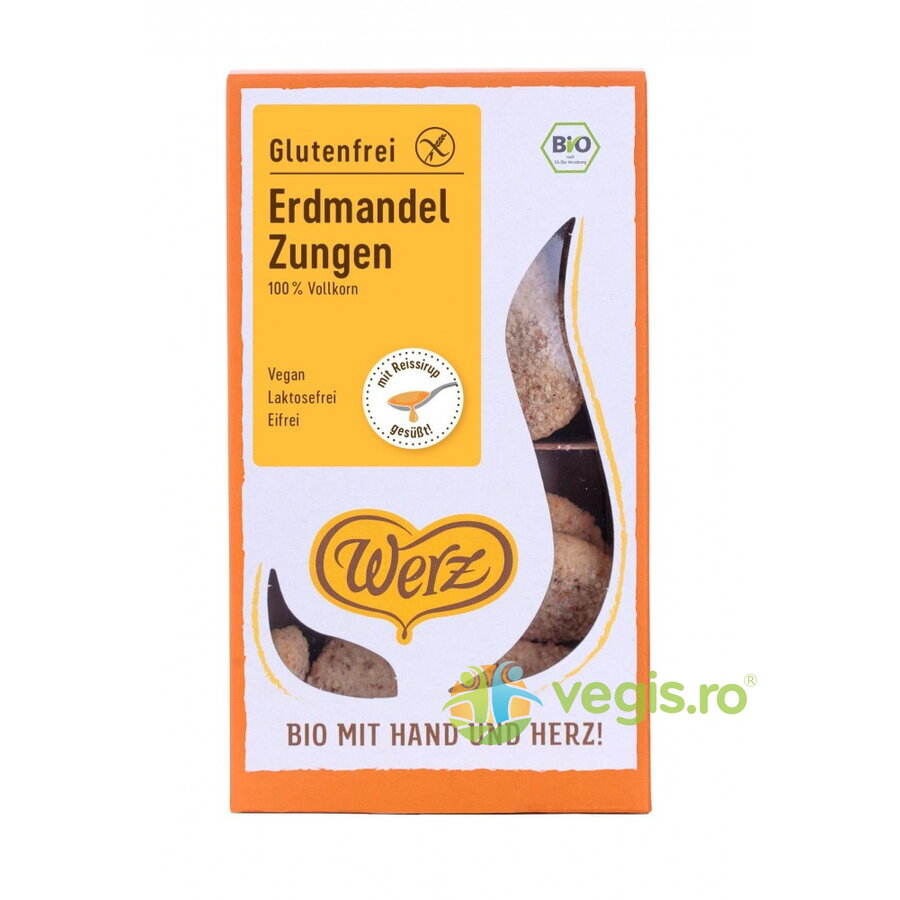 Oferte la Fursecuri din Faina Integrala de Orez si Arahide fara Gluten Ecologice/Bio 125g