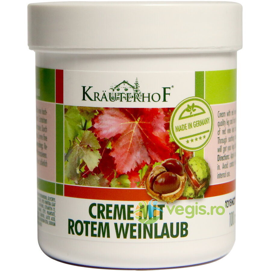 Oferte la Crema cu Castane si Frunze de Vita de Vie Rosie 100ml