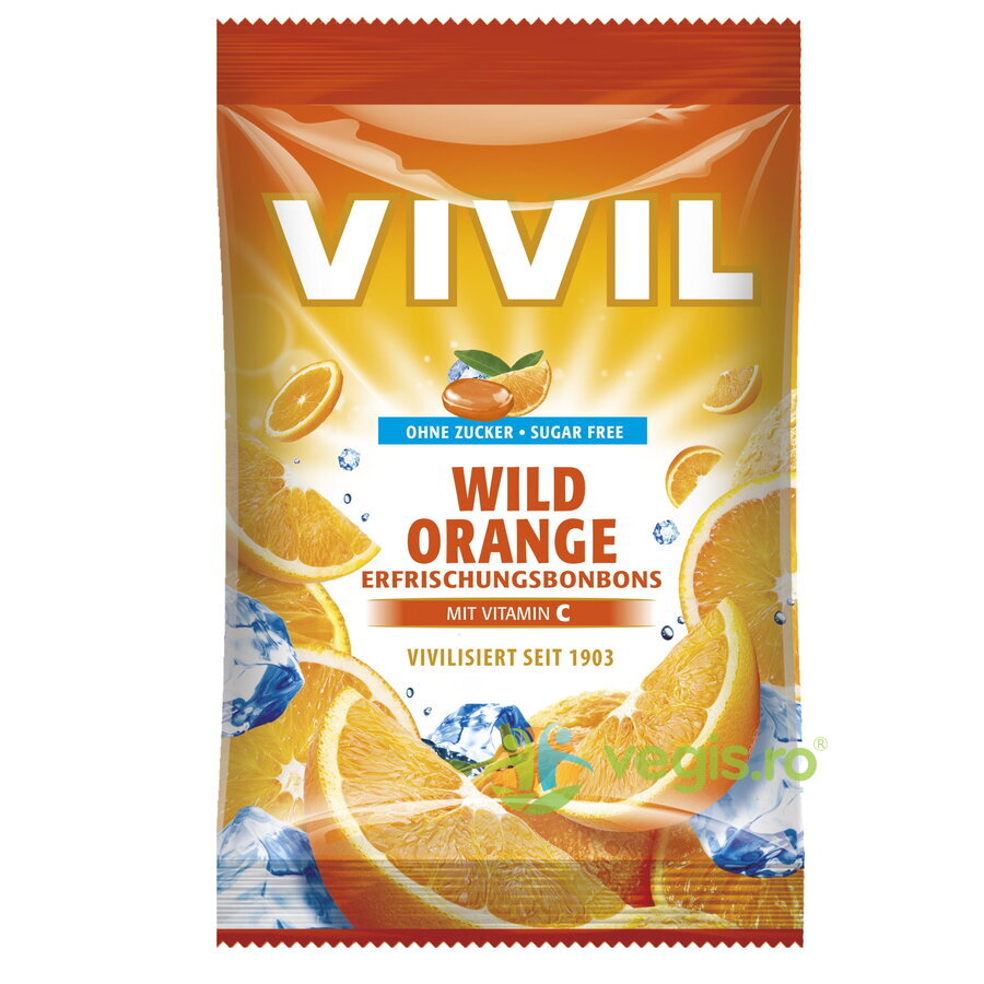 Oferte la Bomboane cu Portocala Amara si Vitamina C fara Zahar 60g