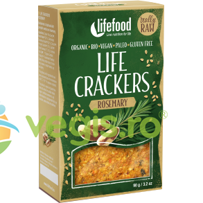 Oferte la Crackers cu Rozmarin Raw fara Gluten Ecologici/Bio 90g