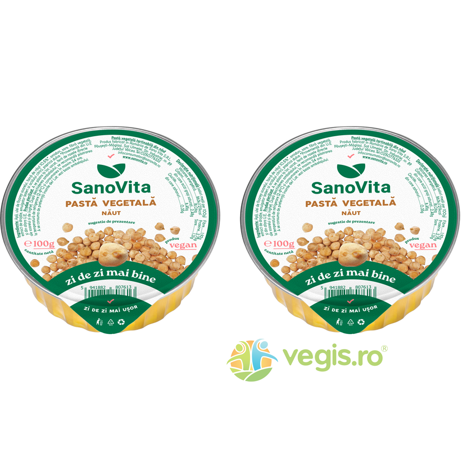 Oferte la Pachet Pasta Vegetala din Naut 100g + 100g