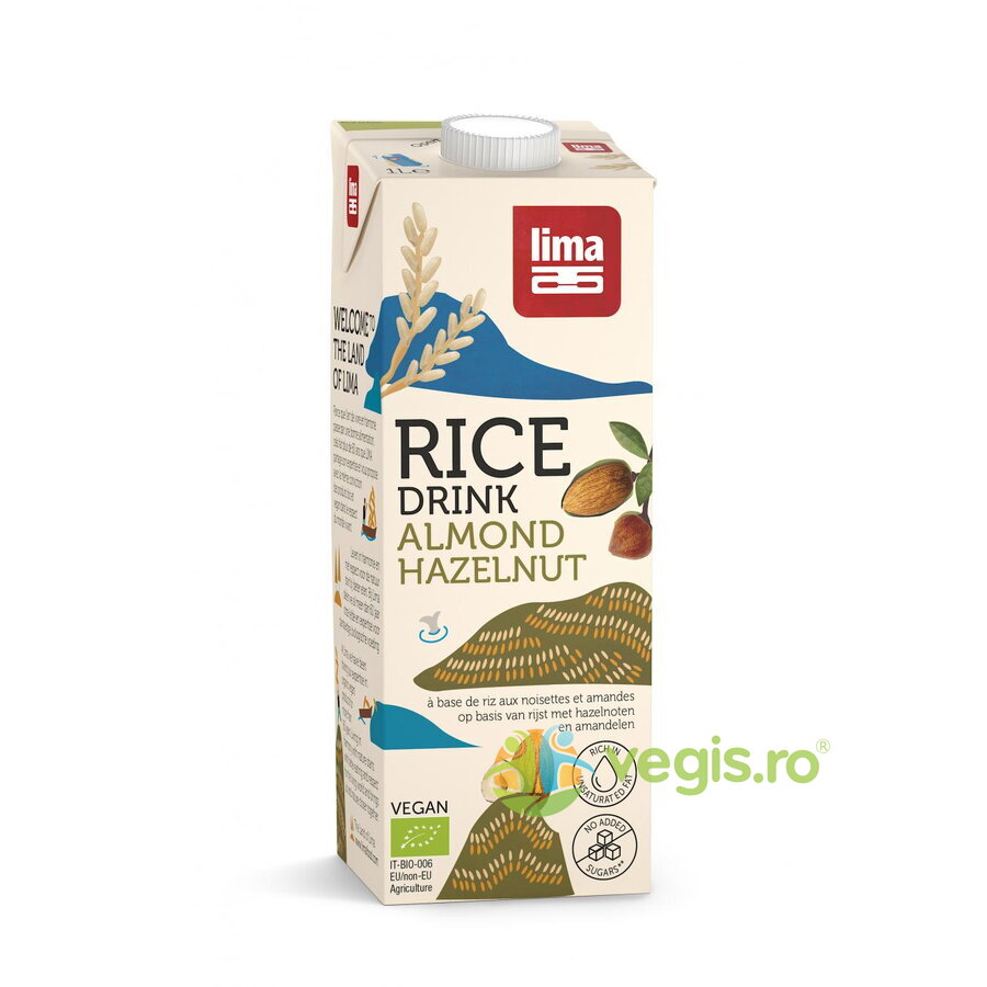 Oferte la Bautura Vegetala de Orez cu Migdale si Alune Ecologic/Bio 1L