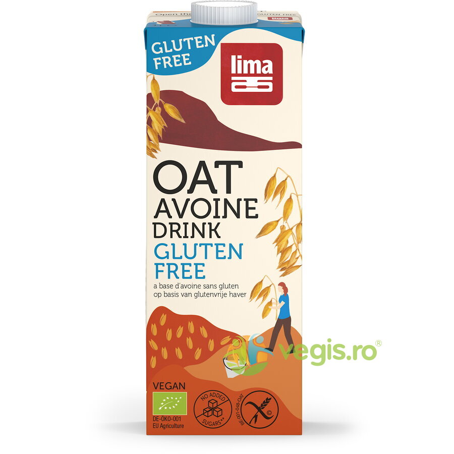 Oferte la Bautura Vegetala de Ovaz fara Gluten Ecologica/Bio 1L