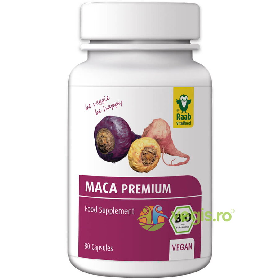 Oferte la Maca Ecologica/Bio 500mg 80cps