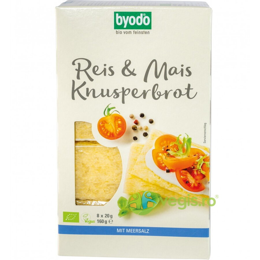 Oferte la Paine Crocanta cu Orez si Porumb fara Gluten Ecologica/Bio 160g