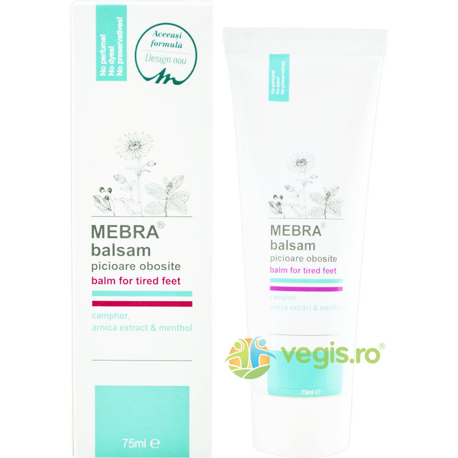 Oferte la Balsam pentru Picioare Obosite cu Camfor, Arnica si Mentol 75ml