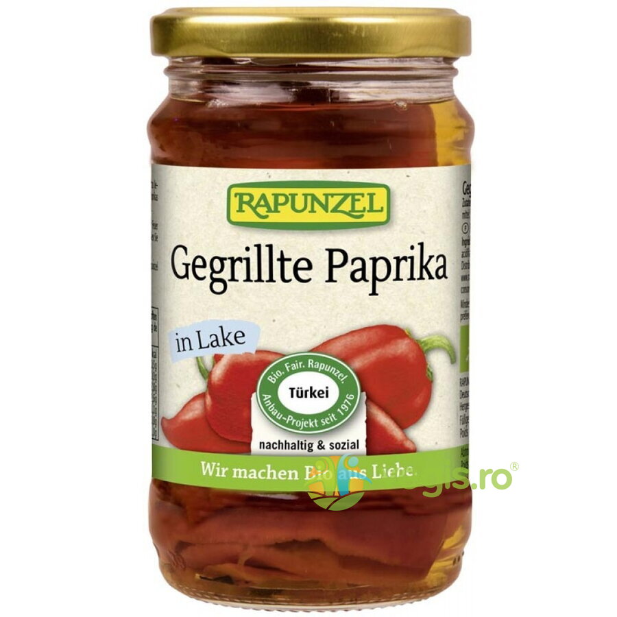 Oferte la Ardei Rosu Copt in Saramura Ecologic/Bio 310g
