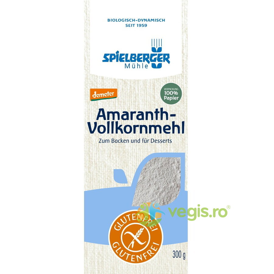 Oferte la Faina Integrala din Amarant fara Gluten Demeter Ecologica/Bio 300g