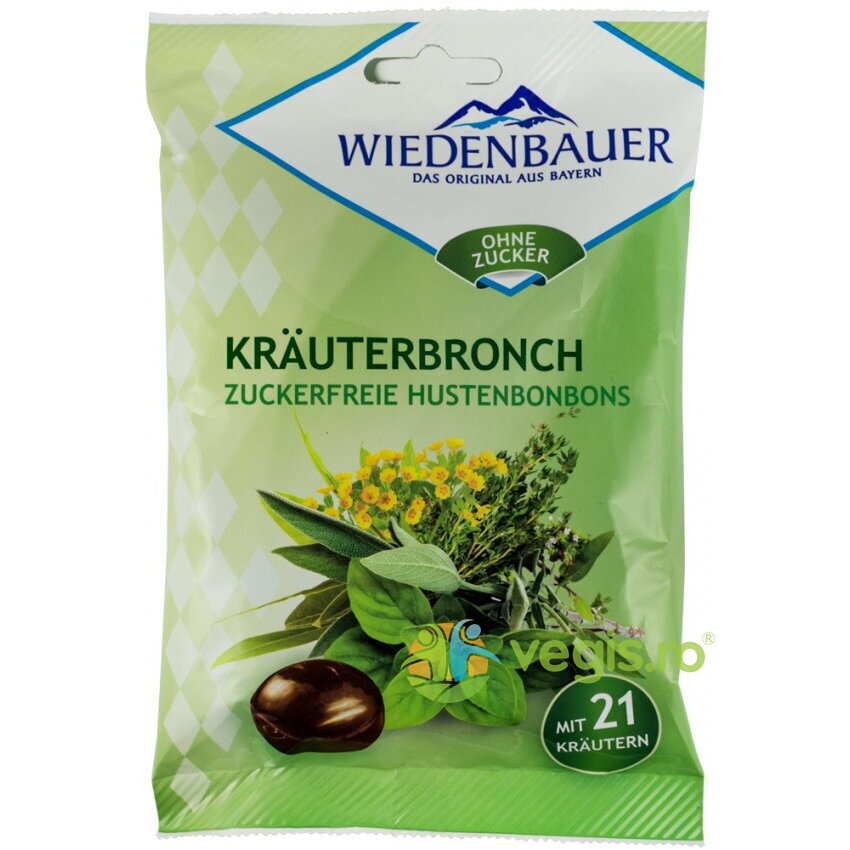 Oferte la Bomboane pentru Tuse cu 21 de Plante Medicinale fara Zahar 75g