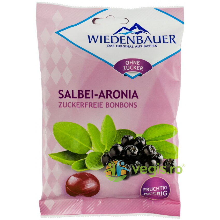 Oferte la Bomboane cu Salvie si Aronia fara Zahar 75g