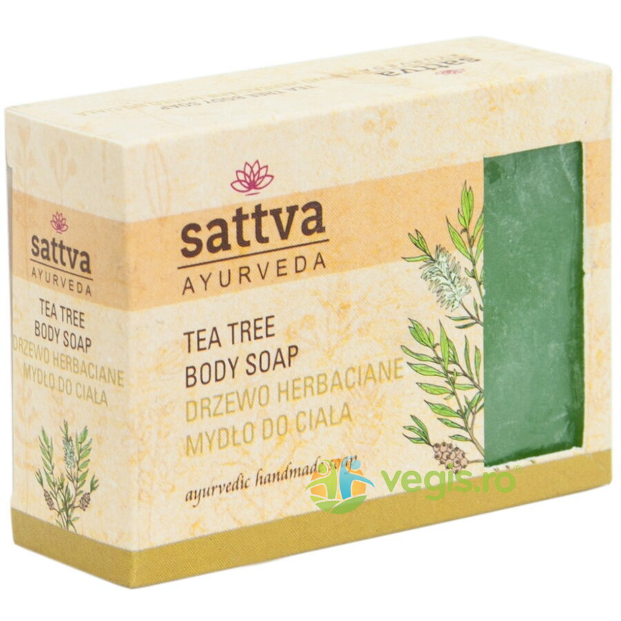 Oferte la Sapun Ayurvedic cu Tea Tree 125g