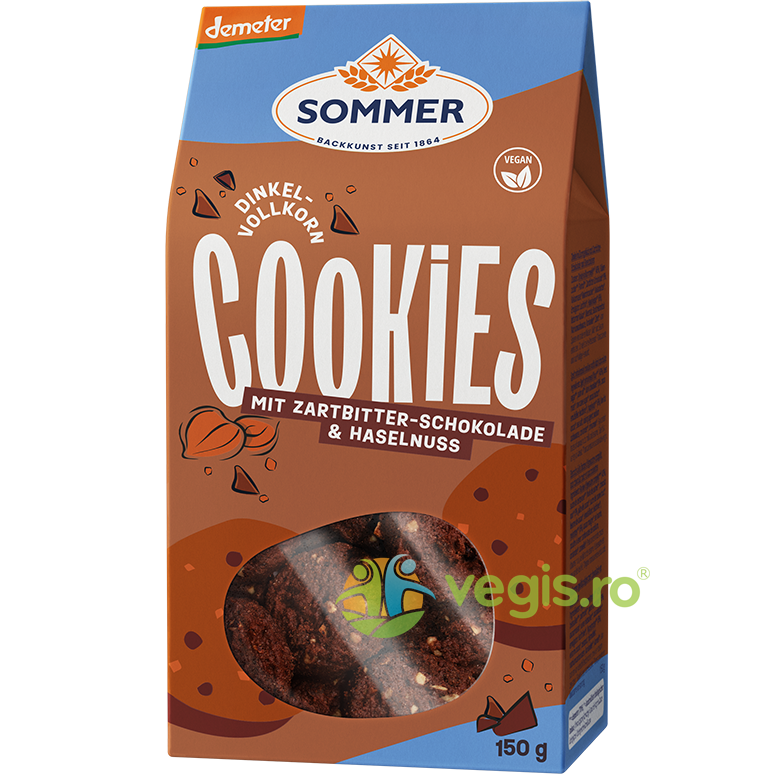 Oferte la Fursecuri din Spelta Integrala cu Ciocolata si Alune Demeter Ecologice/Bio 100g